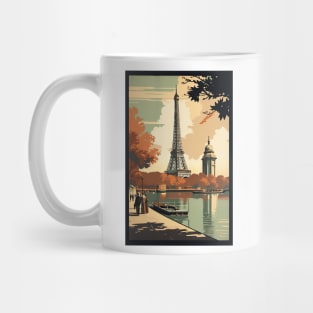 Old postcard of paris Mug